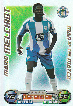 Mario Melchiot Wigan Athletic 2008/09 Topps Match Attax Man of the Match #419